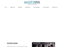 Tablet Screenshot of masterpixdesign.com